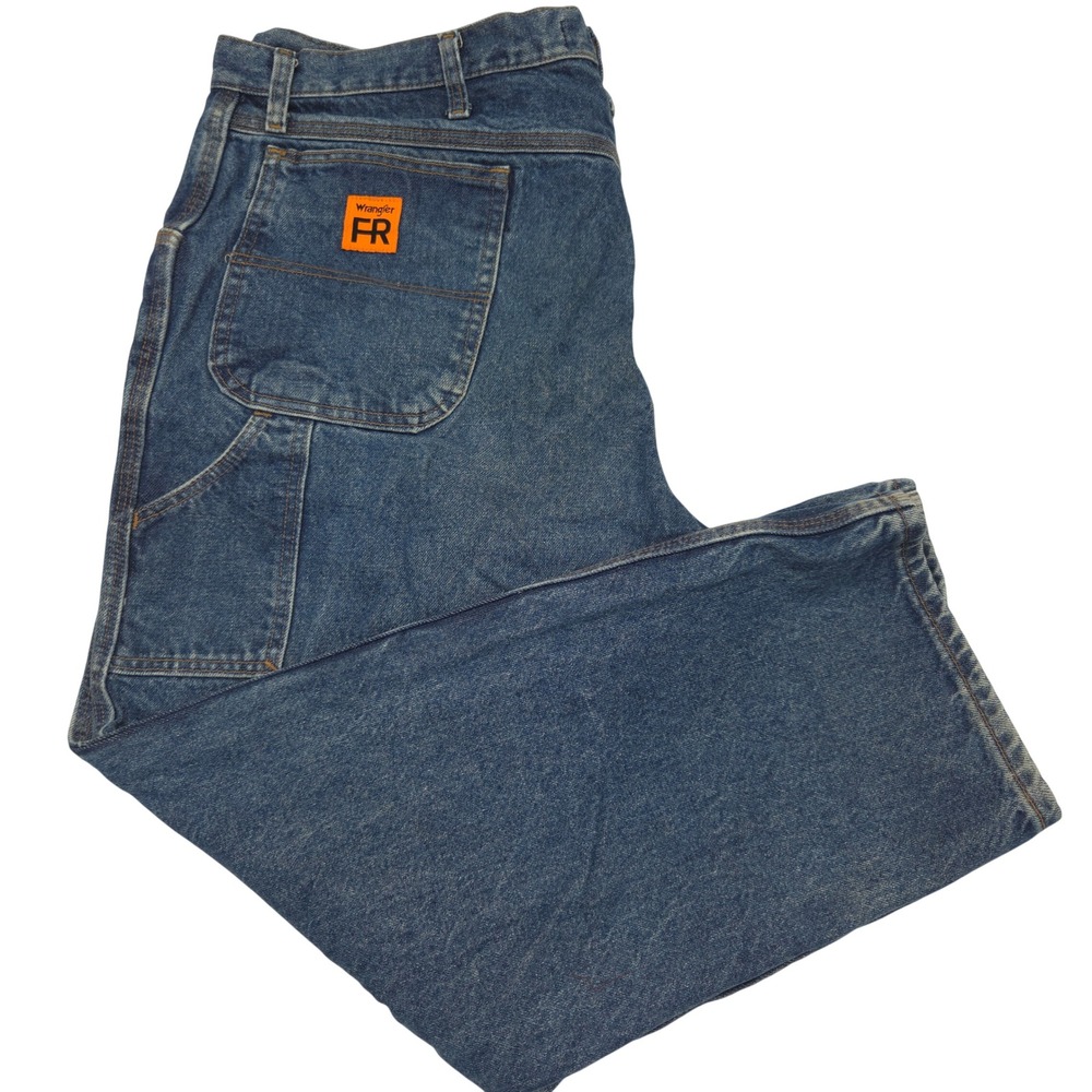 Wrangler Riggs FR Flame Resistant Carpenter Jean Mens Blue Denim work 40x30Pants